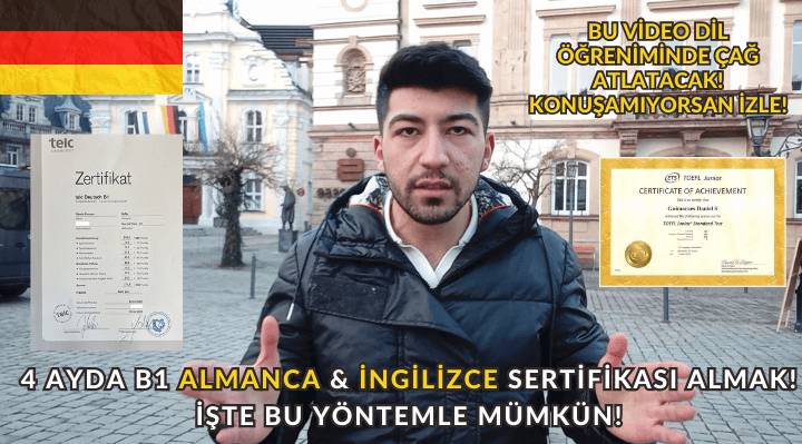 NASIL 4 AYDA CHATGPT İLE ALMANCA B1 SERTİFİKASI ALDIM! - BU YÖNTEMLE İNGİLİZCE VE ALMANCA ÇOK KOLAY!